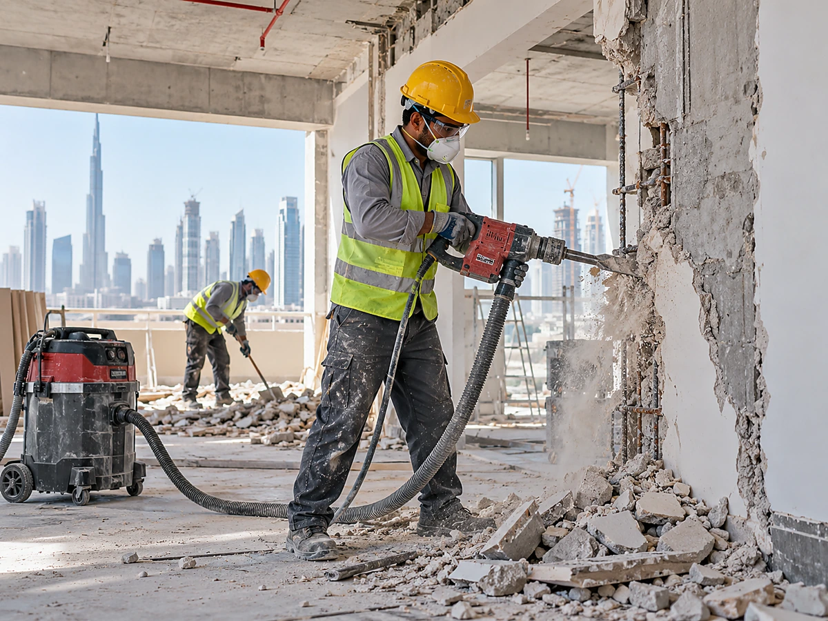 Demolition work
