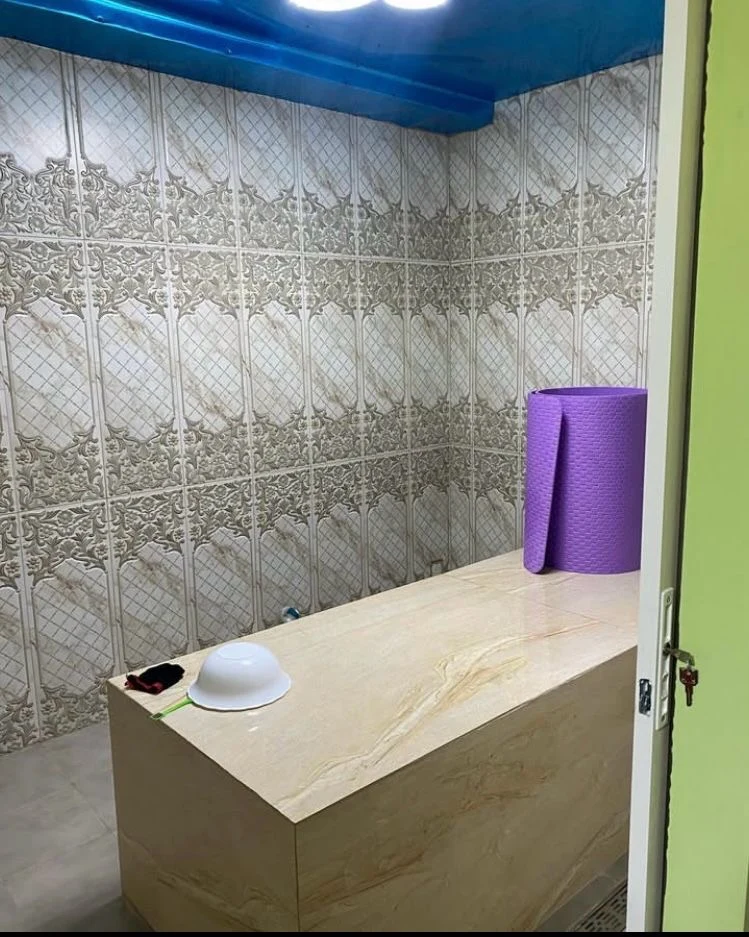 Wall finish detail
